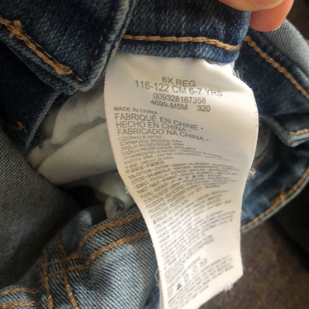 Sz.6x Levi’s Long Overalls! Like new! - Picture 4 of 4